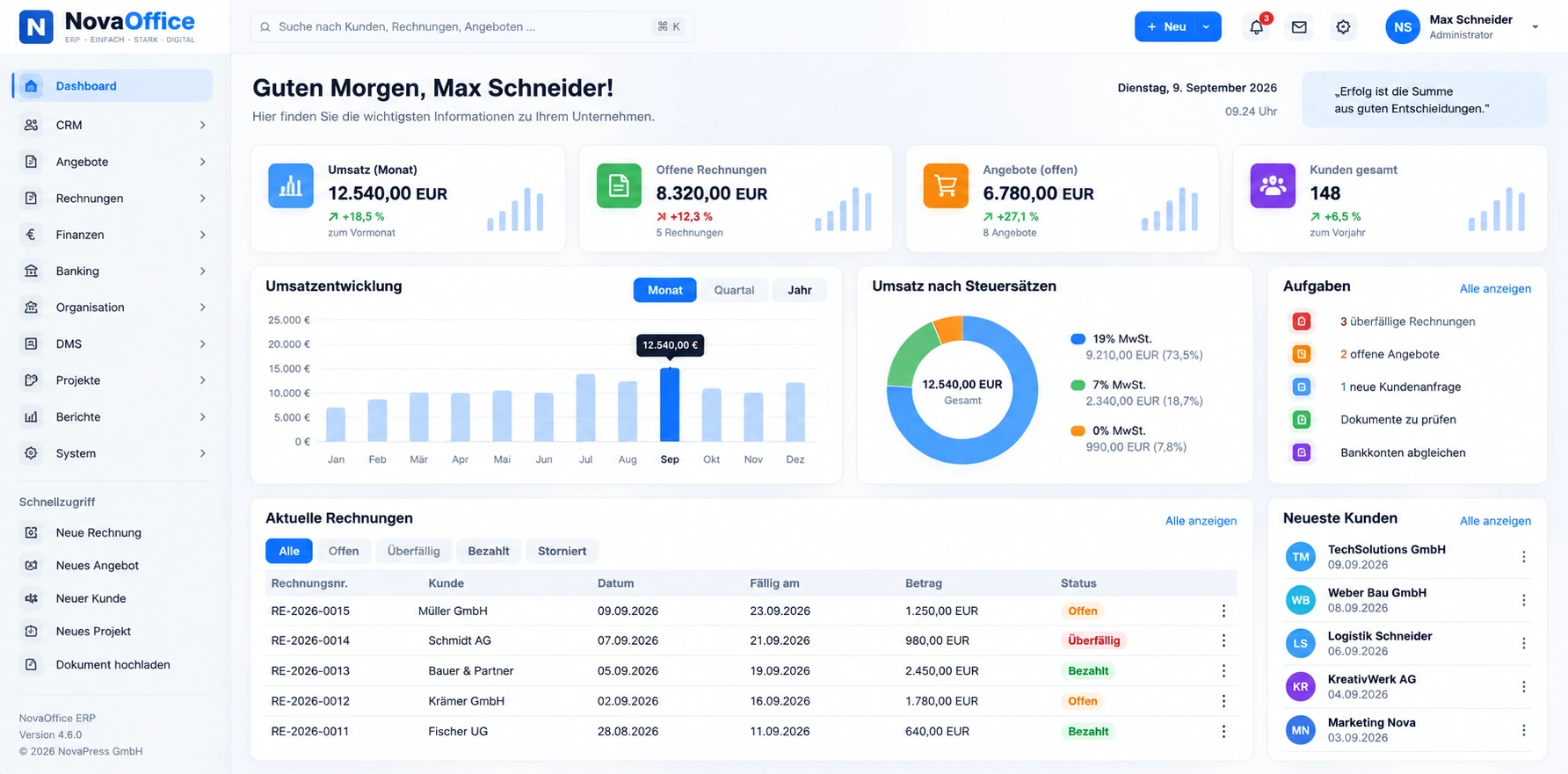 NovaOffice ERP